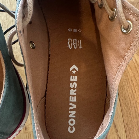 Men’s Converse Olive Green Low-Top Sneakers - Picture 5 of 5